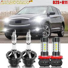 For Infiniti Jx35 2013 - Front Hid Headlights Highlow Beam Fog Light 4 Bulbs For Infiniti Jx35 2013 - Front Hid Headlights Highlow Beam Fog Light 4 Bulbs