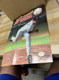 Roger Clemens MVP Baseball NES Nintendo Insert Poster Only. 15 3/4 X 11 3/4.