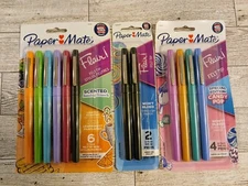 NEW Lot of 12 Ct Paper Mate Flair Felt Tip Pens Assorted Colors Medium 0.7 mm 