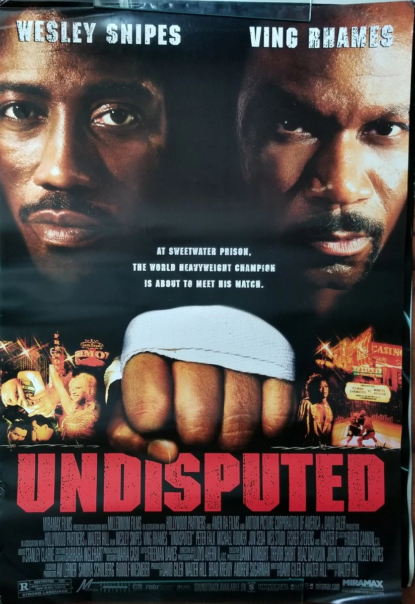 Undisputed movie poster 27 x 40 double sided | eBay