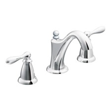 MOEN Caldwell WS84440 Widespread Two-Handle Bathroom Sink Faucet in Chrome
