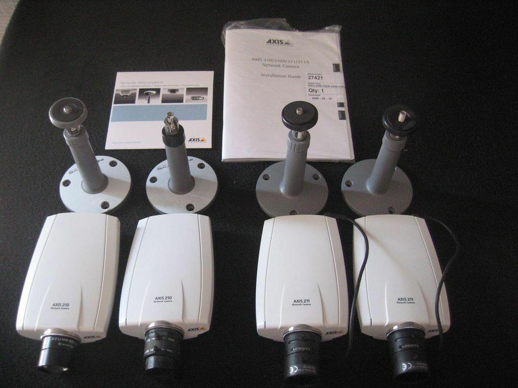 エンタングル2 2個セット AXIS (SET OF 4* Camera) 2* 211 + 2* 210 + MANUAL + CD-ROOM