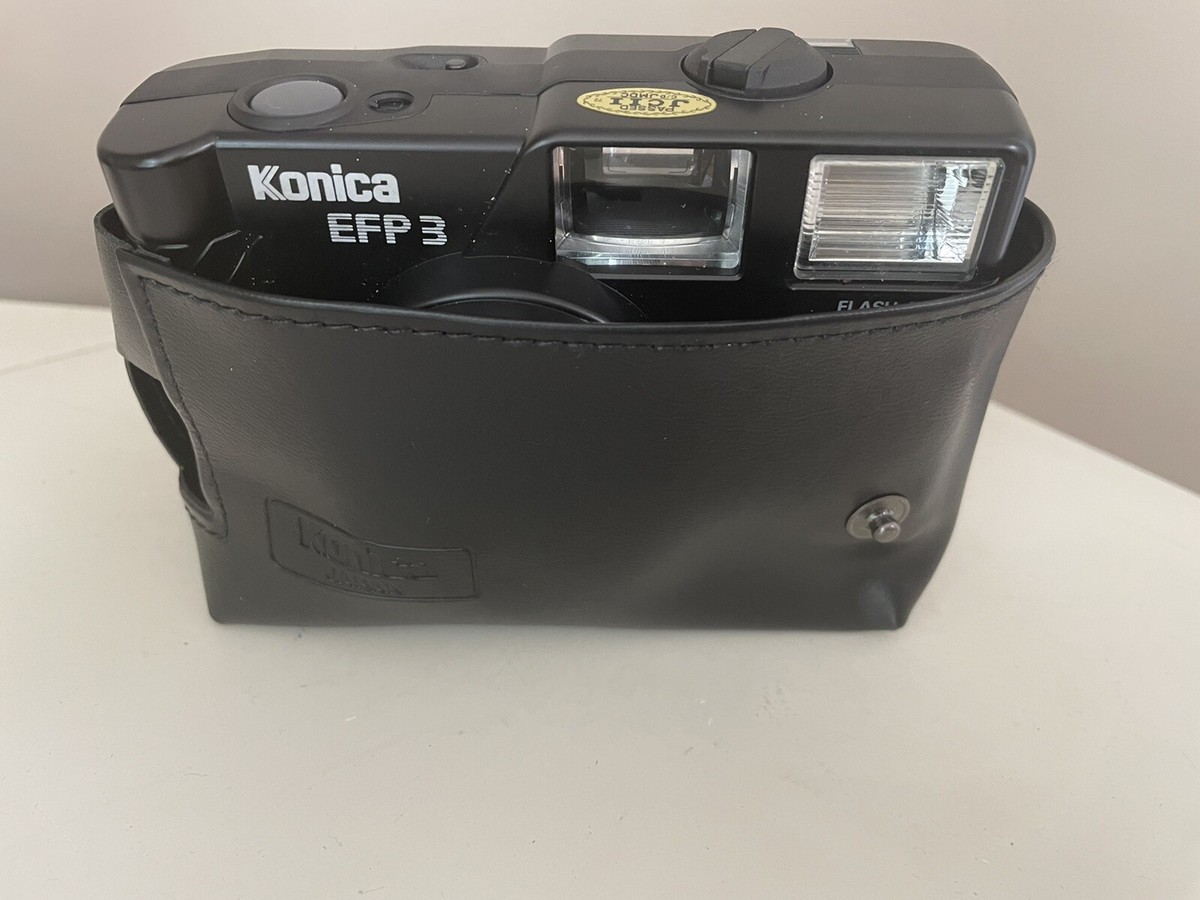 Vintage Rare Konica EFP3 36mm Point Shoot Film Camera W