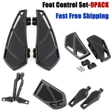 Floorboards Foot Peg Shift Pegs lever Brake Pedal Kit Phantom For Harley Touring
