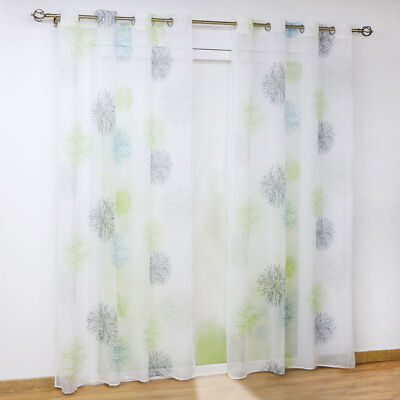 Voile Gardinen Stores mit Kräuselband Ösen Vorhang Langhaus Dekoschal Wohnzimmer