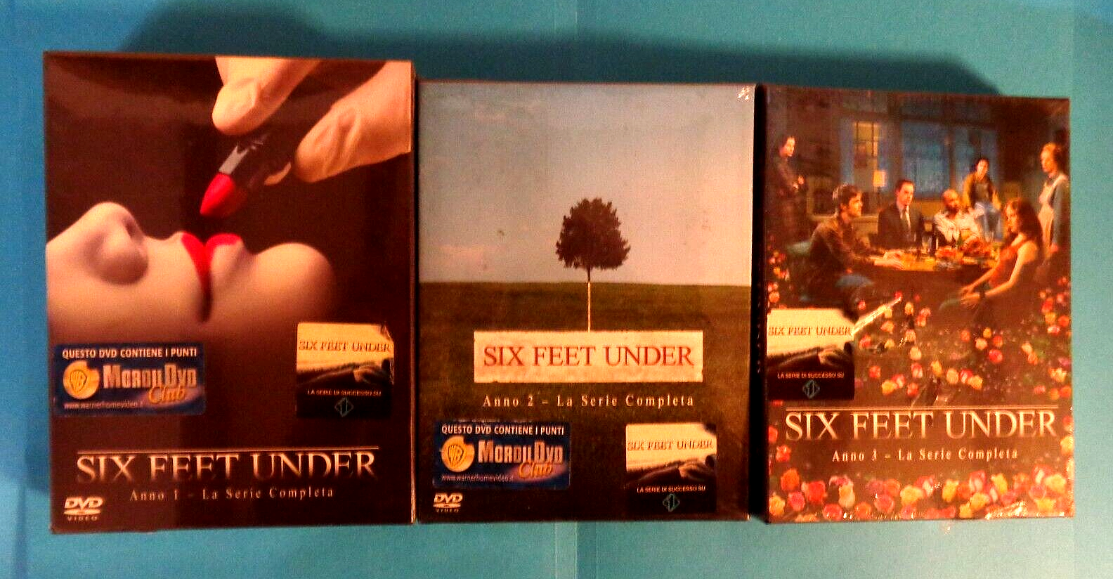 SIX FEET UNDER  - ANNO 1-2-3  LE SERIE COMPLETE  - 3 COFANETTI NUOVI E SIGILLATI