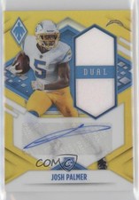 2021 Phoenix RPS Rookie Dual Jersey Prime Yellow 35/75 Josh Palmer Auto qf8