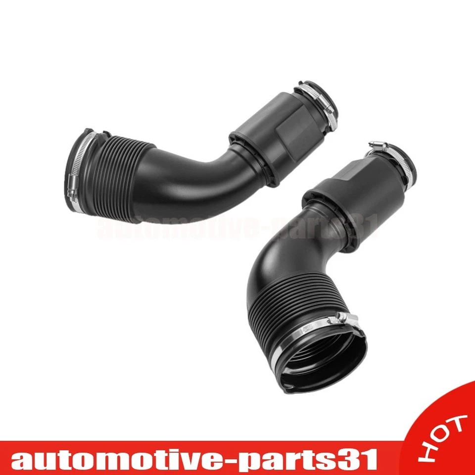 For Audi A8 D4 S8 4H 4.0L Pair Rear Left&Right Engine Air Intake Hose Pipes - Image 2 of 4