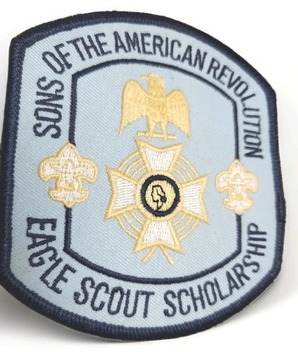 SONS OF THE AMERICAN REVOLUTION Eagle Scout Scholarship Award PATCH BSA Scouting