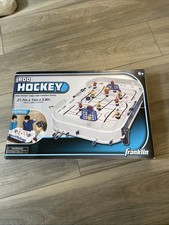Franklin Sports Tabletop Rod Hockey Game   Mini Ice Hockey Table Game for Kids