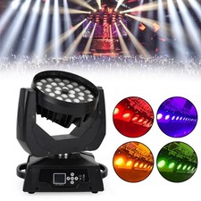   36x 10W RGBW 4in1 LED Zoom Moving Head 360W Wash Stage Light DMX 15CH DJ Party