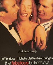 Beau Bridges Signed 8x10 Photo The Fabulous Baker Boys Actor Rare