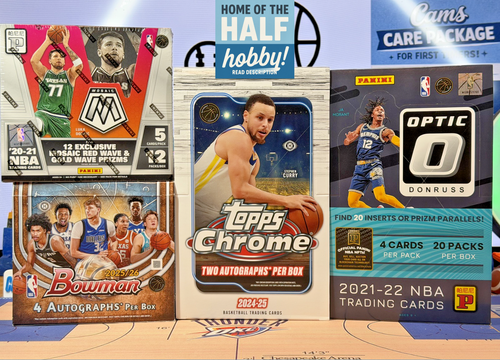  Big 10 Hobby Box Break 20-26 NBA 1/6 Bowman Jumbo 1/4 Topps Chrome