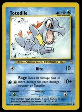 Totodile 80/111 WOTC Neo Genesis Common Pokemon Card - LP