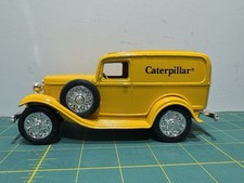 Vintage NIB ERTL Caterpillar 1932 Ford Panel Die Cast Coin Bank