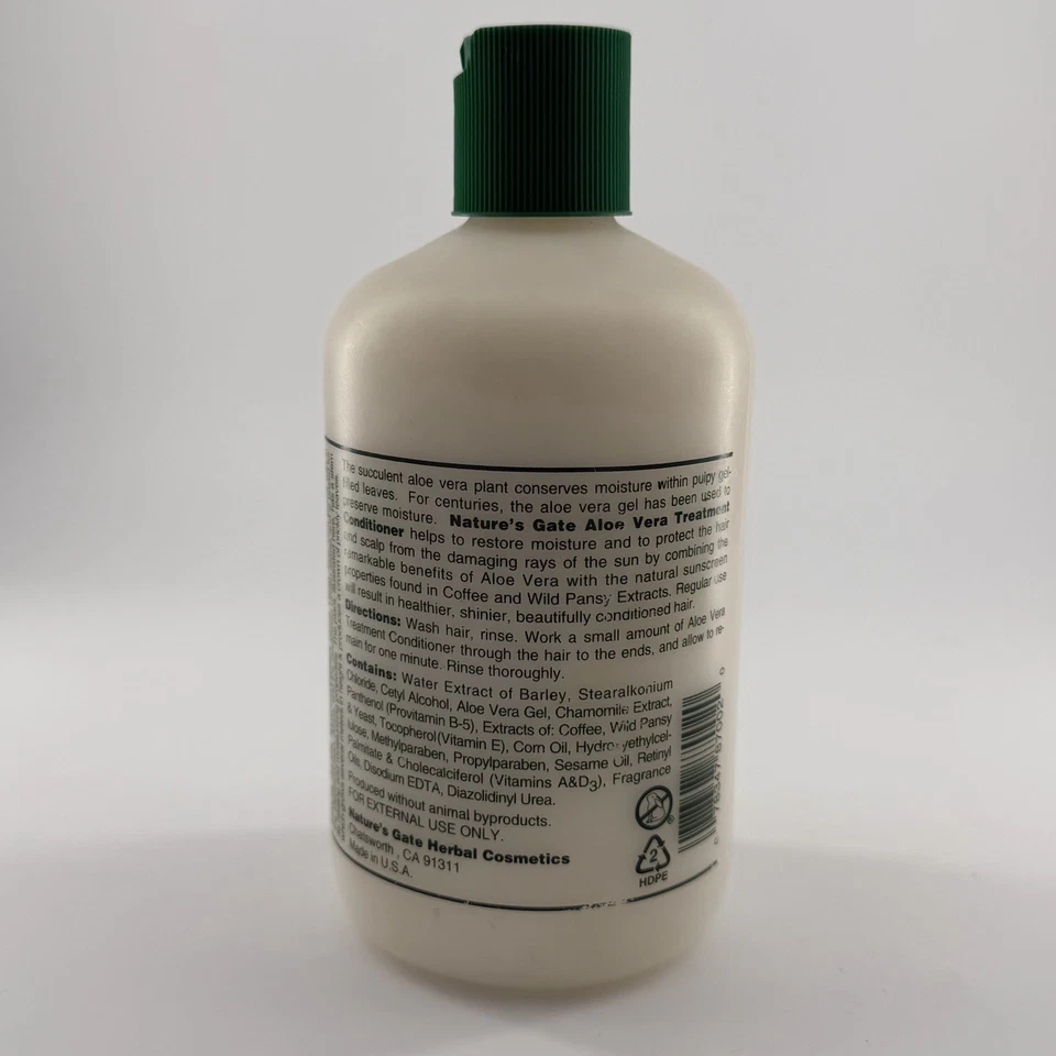 Natures Gate 草药芦荟治疗护发素 18 液量盎司 — 第 2/3 张图片