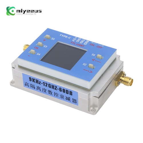 Digital Programmable Controlled Attenuator Module 60dB TFT Display SMA Connector - 第 4/7 張圖片