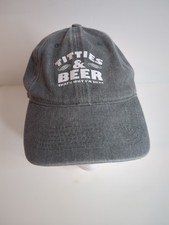 Titties Beer That's Why I'm Here Ball Cap Green Adjustable
