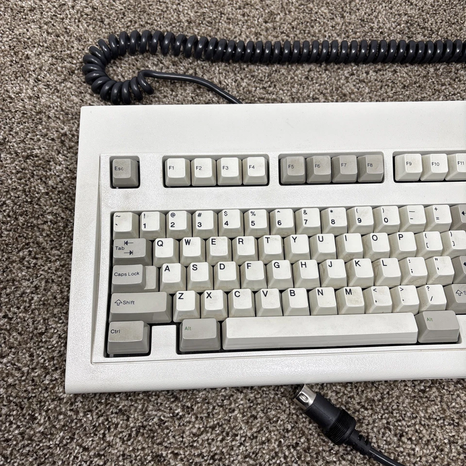 IBM Model M Clicky Keyboard 1390120 1984 Tested 5 Pin Din Cable - Image 2 of 4