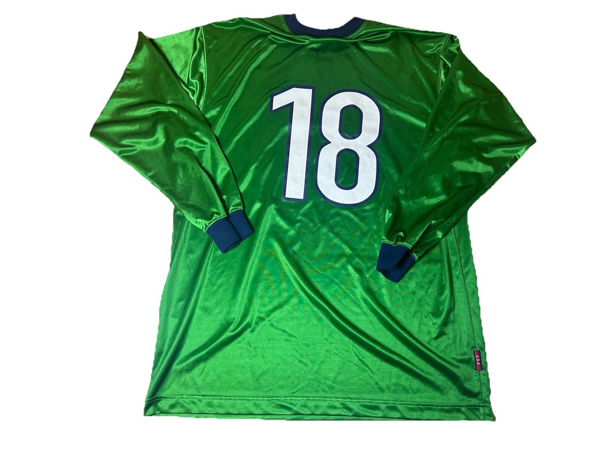 Vintage #18 1998 Nike US Soccer Goalie Jersey USMNT Keeper USA