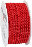 Rot 25M 4Mm Dekoband Geschenkband Bastelband
