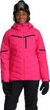Spyder Womens Brisk Synthetic Down Ski Jacket Pink Size L New 2026 Winter Wear