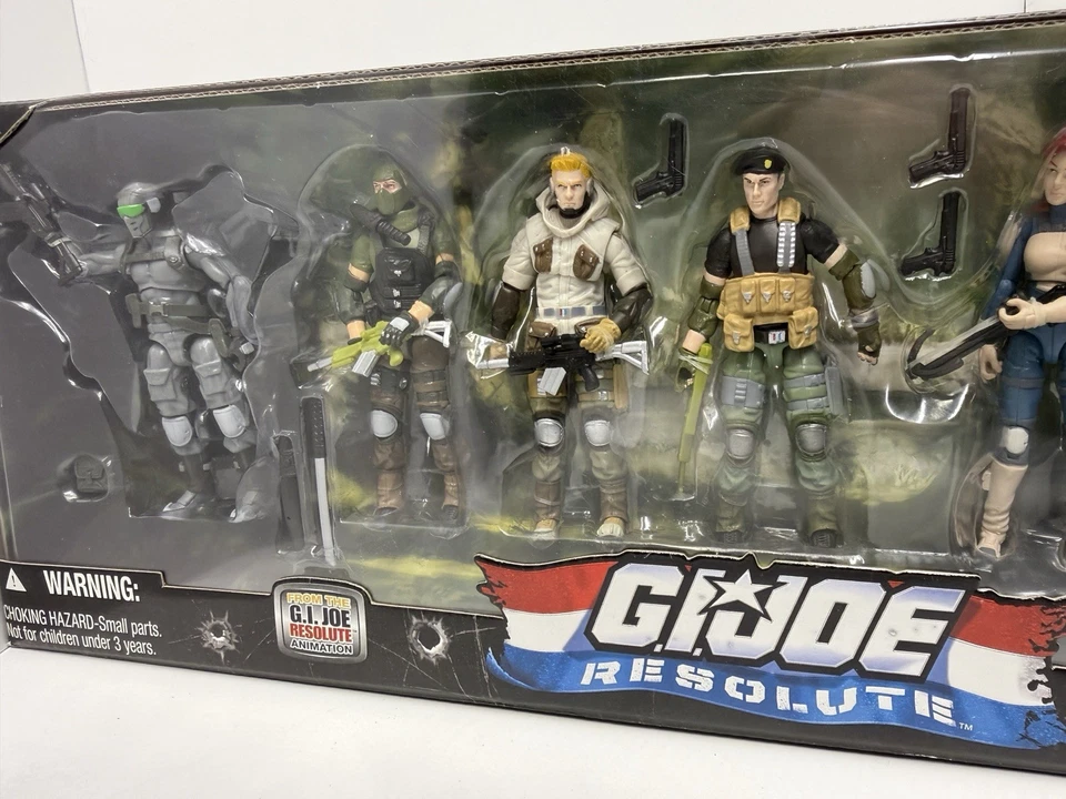 G.I. Joe Battle Set 7 Pack Resolute G.I. JOE Battle Set MIB NEW Factory Sealed - Image 3 of 4
