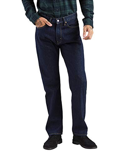 Джинсы Levis Mens 505 Regular Fit - Также доступны в вариантах Big - Tall- для стирки с полосканием