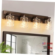 Bathroom Light Fixtures,Oil Rubbed Bronze Vanity 4-Light Oil-Rubbed Bronze