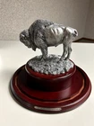 NEWDanbury Mint Revolving BUFFALO NICKELS CRYSTAL COLLECTION DISPLAY STATUE only