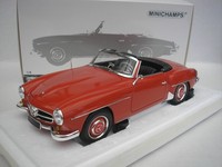 Mercedes Benz 190 SL (W121) 1955 ROT 1/18 Minichamps 100037032 NEU