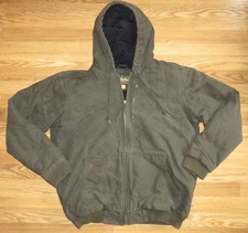 CABELA'S ROUGHNECK men's LT LARGE TALL Jacket Arctic Quilted Lined Hooded GREEN