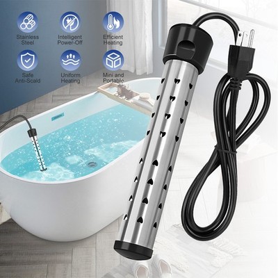 2000W Immersion Electric Heater Portable Water Heater Fast Heating for Buckets