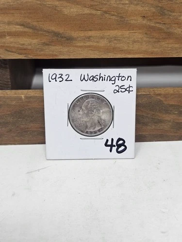 1932 Washington Quarter - Gem BU - 90% Silver - Key Date!