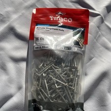 TIMco Stainless Steel Annular Ringshank Nails 50mm x 2.65mm 1KG Pack