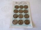 ANTIQUE FANCY BUTTON CARD