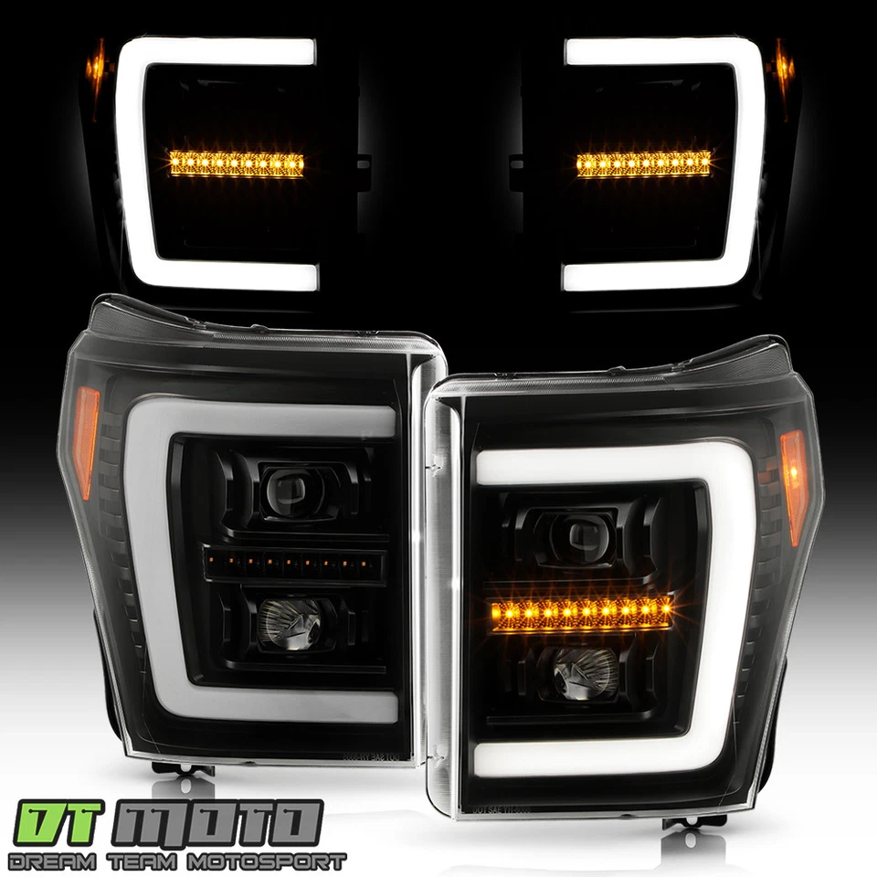 Tubo LED SuperDuty para Ford F250 F350 2011-2016 con faros proyectores de señal Foto 2 de 4