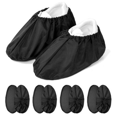 4 Pairs Shoe Covers, Non-Slip Reusable Shoe Covers, Breathable, Waterproof Du...