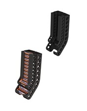 Battery Holder Storage Organizer AA AAA Battery Caddy Wall Mount Black