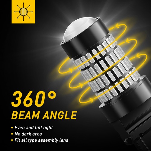 AUXITO 3157 LED Rojo Parada de Freno Luz Trasera Bombillas de Estacionamiento 3057 Par Super Brillante - Imagen 2 de 12