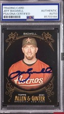 Jeff Bagwell Signed 2021 Topps Allen & Ginter #20 (PSA)