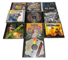 Vintage PC Game Lot Of 10 With Cases