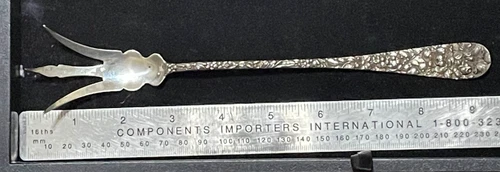 Stieff Rose Sterling Silver Lettuce Fork -