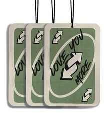 Trendy Vintage Green Car Air Fresheners 3pcs Hanging Accessories for Teens