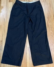 Vintage Banana Republic Y2K 2000 Black Straight Leg Pants 8