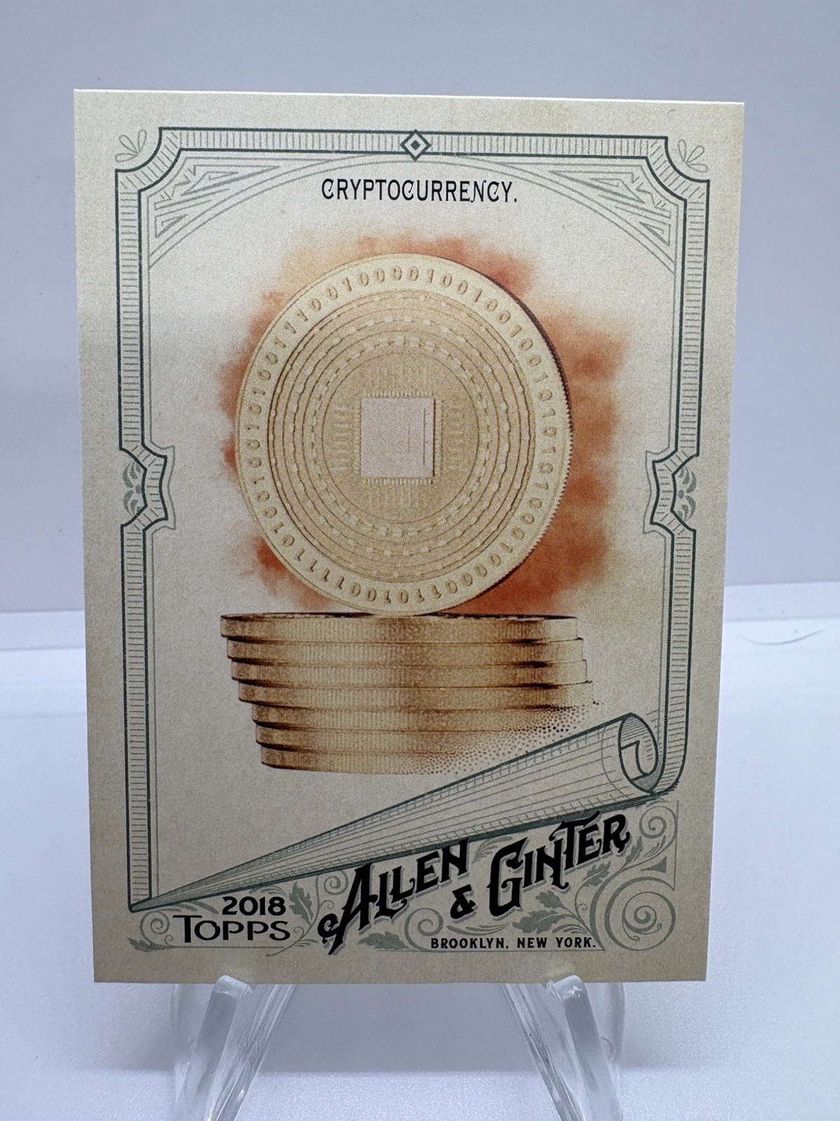2018 allen ginter cryptocurrency  Card #83