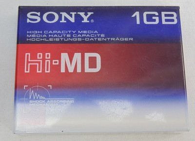 New Sealed Sony Disc 1 GB HI-MD HMD1G Blank Recordable MiniDisc Walkman