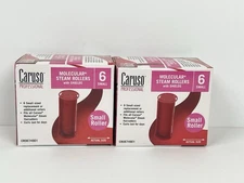 2 X Caruso Professional Molecular Steam Rollers Size SMALL (6-Count EACH) - NIB