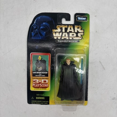 Star Wars Expanded Universe 1998 Clone Emperor Palpatine Figure New Sealed