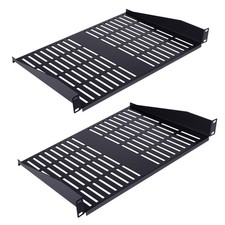 2PCS 1U Server Rack Shelf, Suitable for 19" Network Equipment Racks and Cabin...